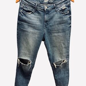 Old Navy Distressed Skinny Jeans - Blue